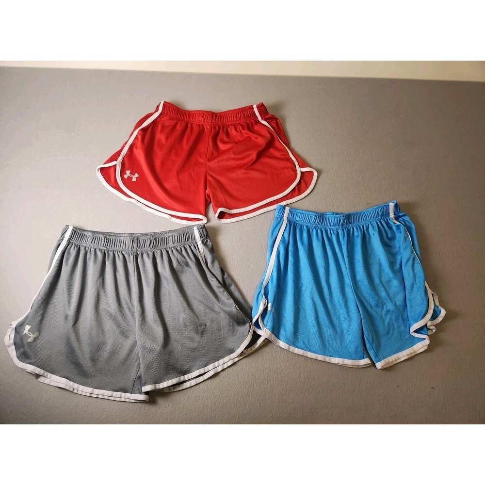 Lot Of 3 Under Armour HeatGear Shorts Sz X-l